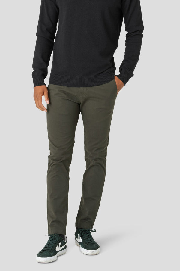 Ανδρικό Παντελόνι Chino Στενή Γραμμή Πράσινο Marcus