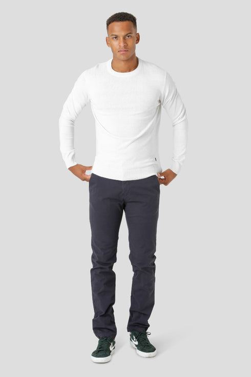 Ανδρικό Παντελόνι Chino Στενή Γραμμή Χρώμα Μπλε Marcus