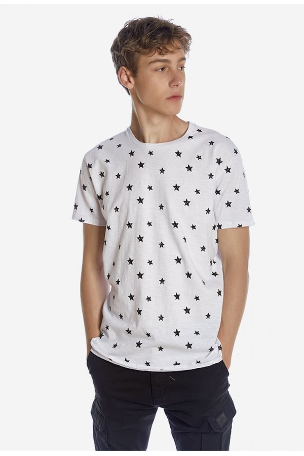 Ανδρικό T-Shirt Κοντό Μανίκι Λευκό BROKERS