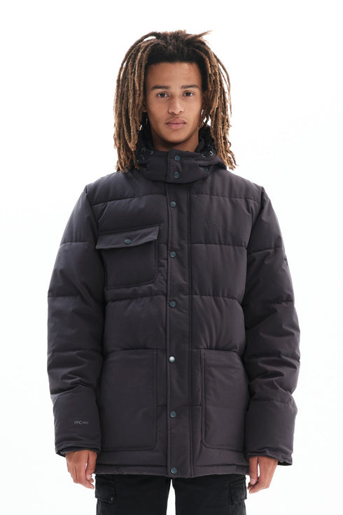 Basehit Ανδρικό Μπουφάν Puffer Χρώμα Ανθρακί