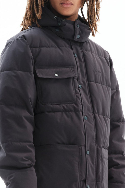 Basehit Ανδρικό Μπουφάν Puffer Χρώμα Ανθρακί