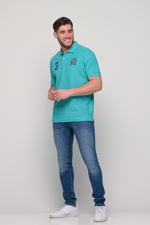 Ανδρικό Jean Παντελόνι Στενή Γραμμή Μπλε Camaro