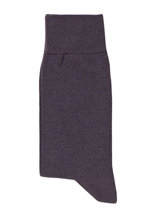 Ανδρική βαμβακερή κάλτσα χρώμα ανθρακί