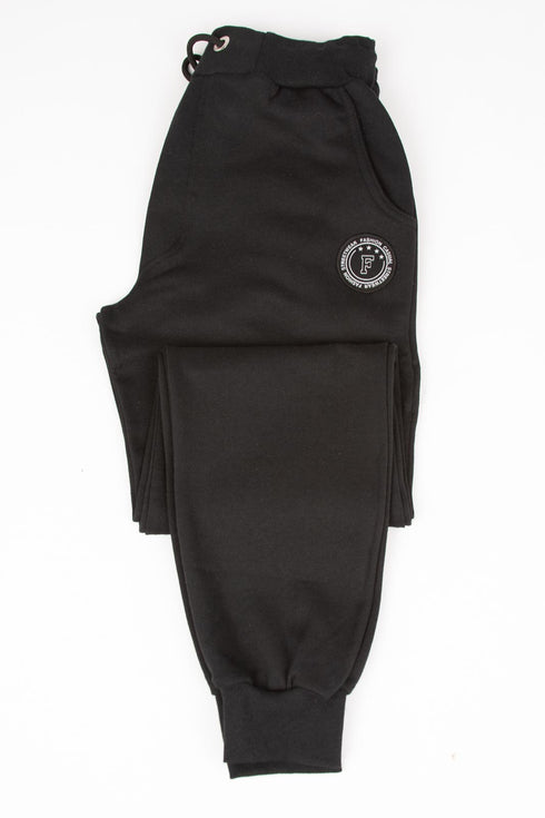 Ανδρική Φόρμα με Λάστιχο στο Τελείωμα Μαύρο Restart