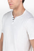Ανδρικό t-shirt Βε με Κουμπάκια Λευκό Restart