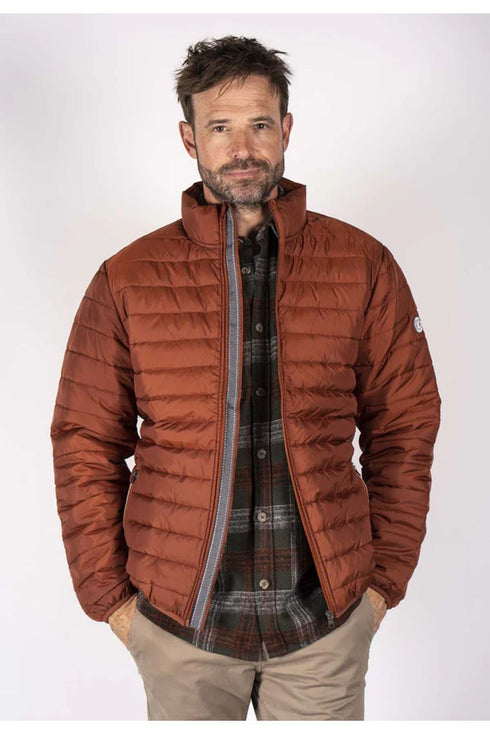 Ανδρικό Ελαφρύ Μπουφάν Κεραμιδί Pre End